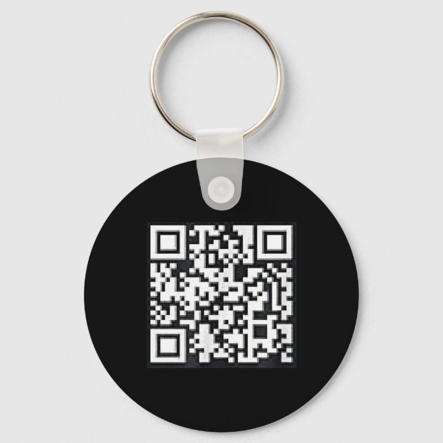Qr Trump President Trump Dance Code Funny Uni Key Ring (Front)