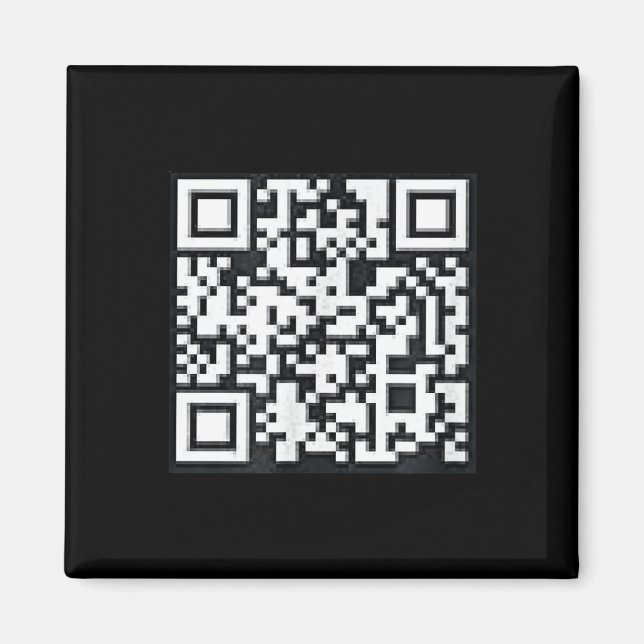 Qr Trump President Trump Dance Code Funny Uni Magnet (Front)