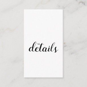 QR WEDDING WEBSITE add photoname date black white Enclosure Card