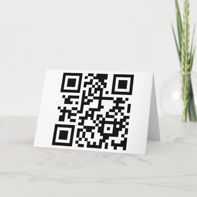 qrGeekinLove Holiday Card (Front)