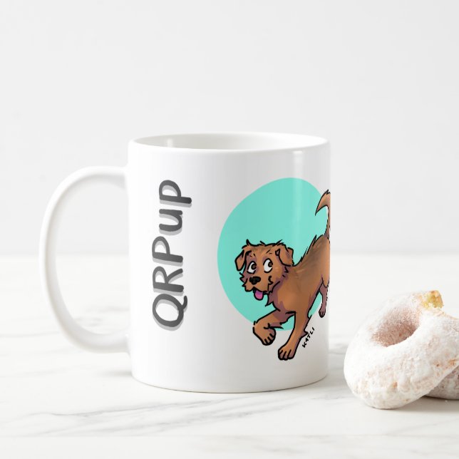 QRPup Cup - Terrier (With Donut)