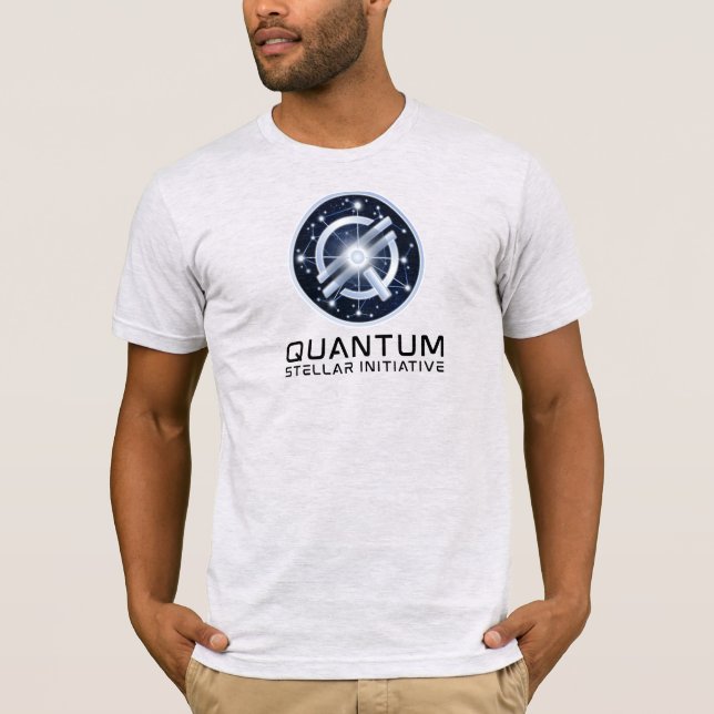 QSI Primary Logo - Black Text - Mens Tee (Front)