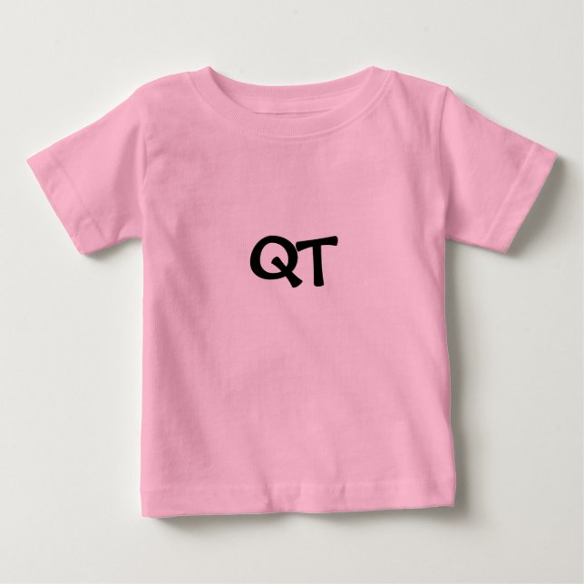 QT (Cutie) Baby T-Shirt (Front)