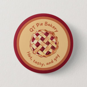 QT Pie (cutiepie)  6 Cm Round Badge