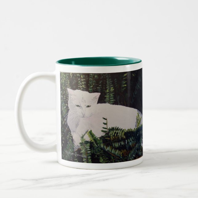 Qtip WaterColor Two-Tone Coffee Mug (Left)