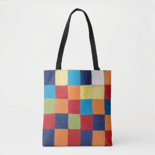 Qu 1 colour chart, painting by Paul Klee Tote Bag