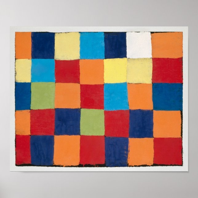 "Qu 1" Colour Chart | Paul Klee | (Front)