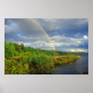 Quabbin Gate 35 Rainbow Poster