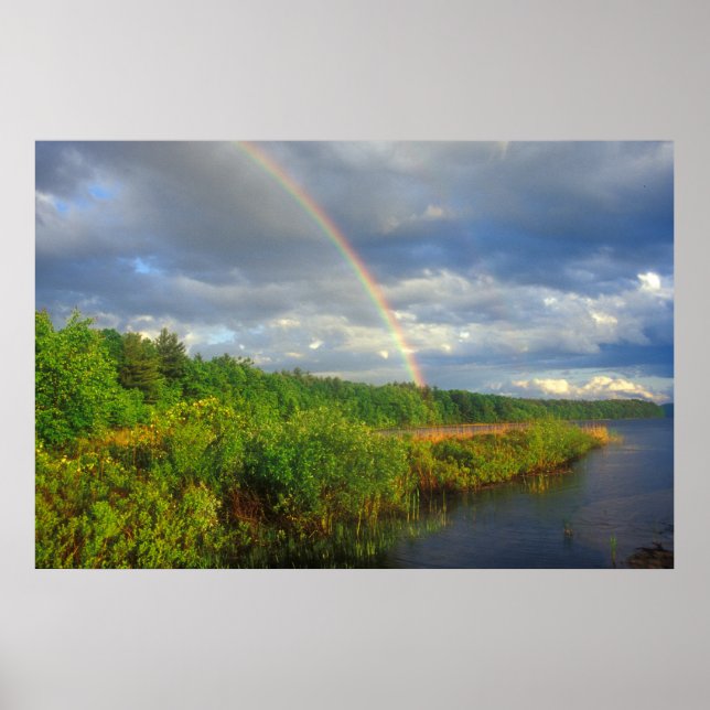 Quabbin Gate 35 Rainbow Poster (Front)