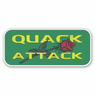 Quack Attack Rose Vintage Distressed (Green)