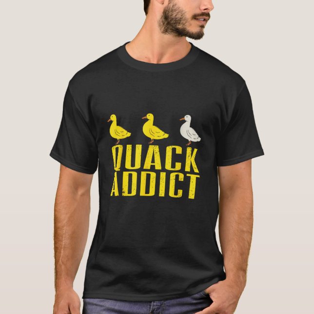 Quack Awesome Duck Design T-Shirt (Front)