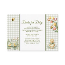 Quack! Baby Duck Gingham Check-Books For Baby