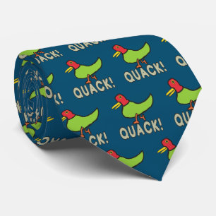Quack Duck Quacking Tie