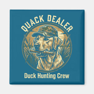 Quack Er Funny Duck Hunting Labrador Retriever Dog Magnet