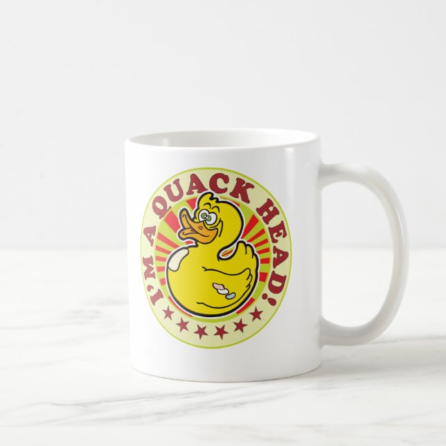 Quack Head Coffee Mug (Right)