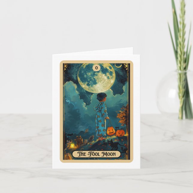 Quack I Mean Boo Duck Trick Or Treat Spooky Hallow Card (Front)