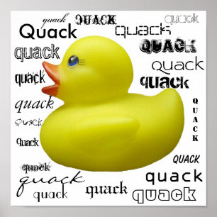 Quack Quack Duckie Poster