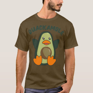 Quackamole Sweet Avocado Duck Pun Avocados 4 T-Shirt