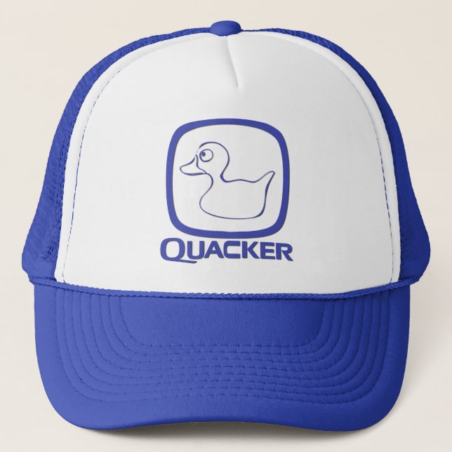 Quacker Trucker Hat (Front)