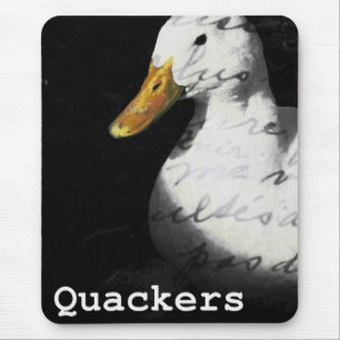 Quackers Duck Collage Mouse Mat