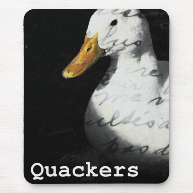 Quackers Duck Collage Mouse Mat (Front)