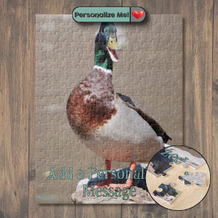 Quacking Mallard Duck Jigsaw Puzzle