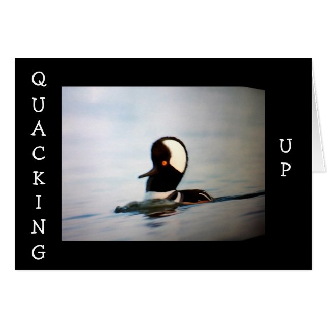QUACKING UP BECAUSE YOU ARE "40" (Front Horizontal)