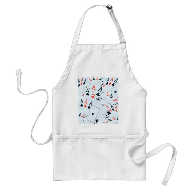 Quad Aces Poker Cards Pattern, Standard Apron (Front)