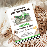 Quad ATV Dirt Track Off Road Racing Boy Birthday