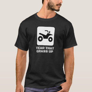 Quad Bike Atv Mudbogging Meme Mud Mudding Quote T-Shirt