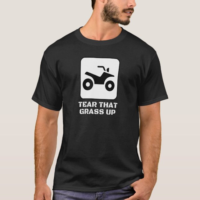 Quad Bike Atv Mudbogging Meme Mud Mudding Quote T-Shirt (Front)