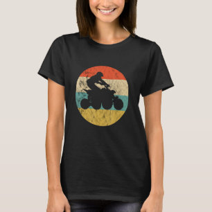 Quad Bike ATV Retro Vintage Off Roading Four Wheel T-Shirt