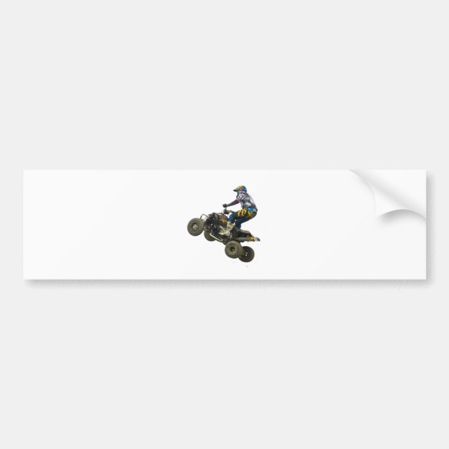 quad bike bumper sticker (Front)