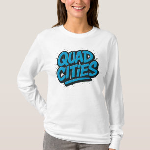 Quad Cities Graffiti Style – Urban Streetwear Iowa T-Shirt