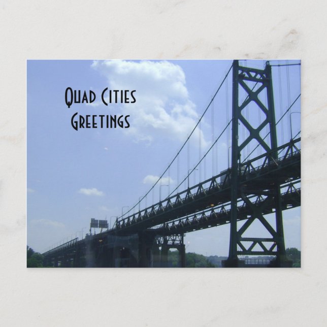 Quad Cities Greetings Postcard (Front)