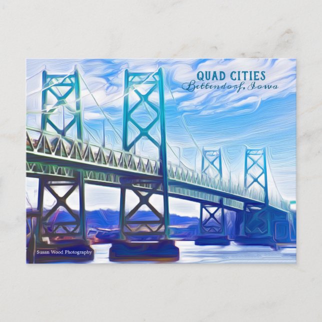 Quad Cities USA Post Card (Front)