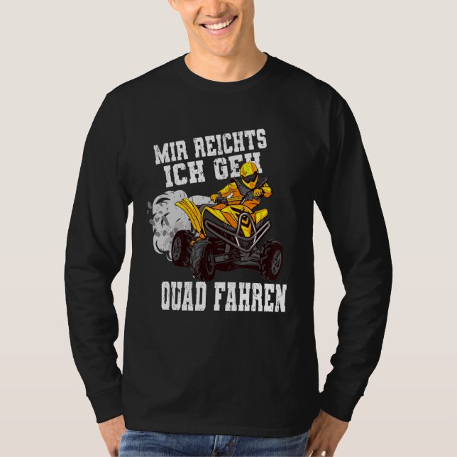 Quad Driver Offroad Biker Atv  Quad Driver T-Shirt (Front)