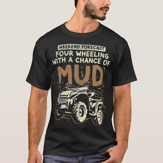 Quad Driver Offroad Four Wheeler enduro gift idea  T-Shirt (Front)