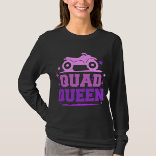 Quad Queen ATV Bike Mud Riding T-Shirt