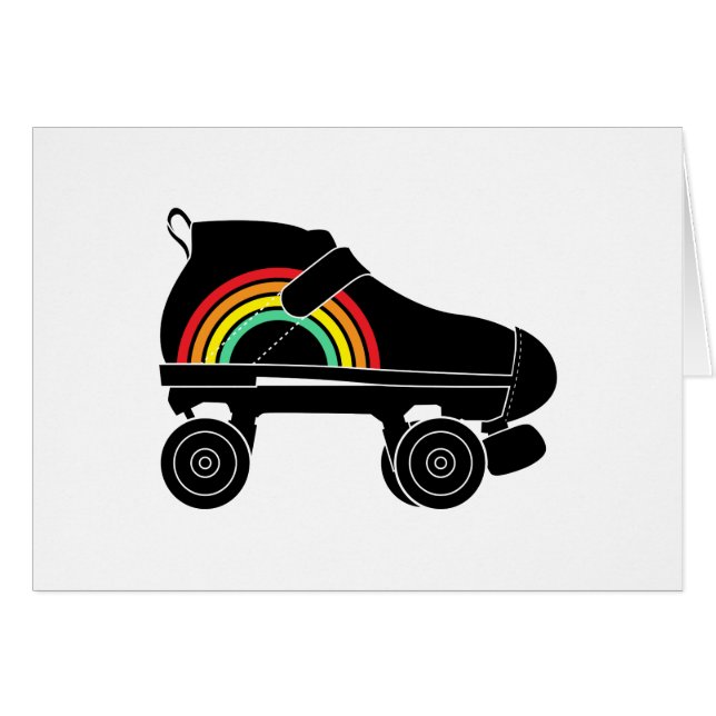 quad roller skate rainbow (Front Horizontal)