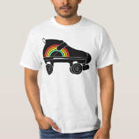 quad roller skate rainbow