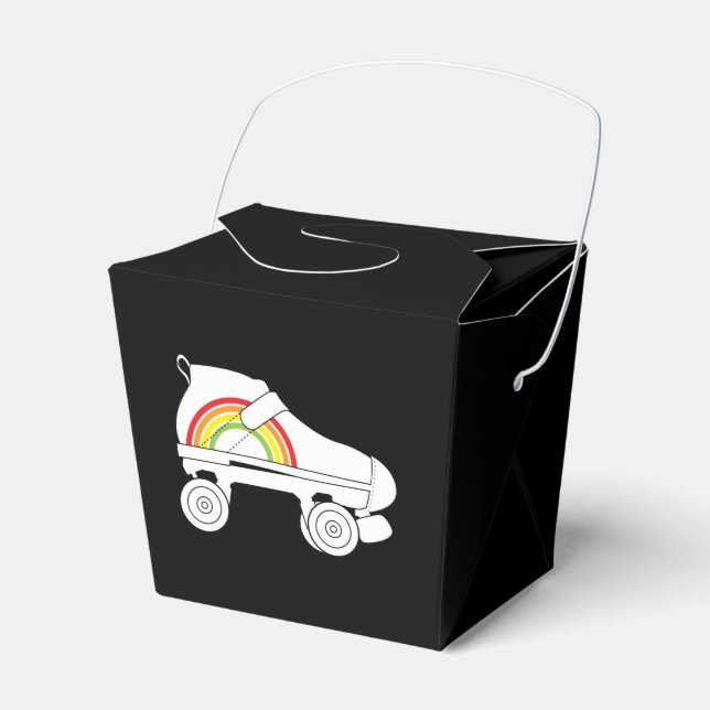 quad skate rainbow favour box (Front Side)