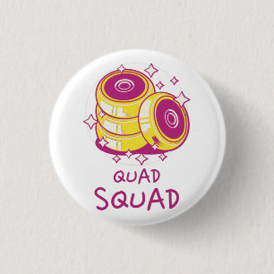Quad Squad 3 Cm Round Badge