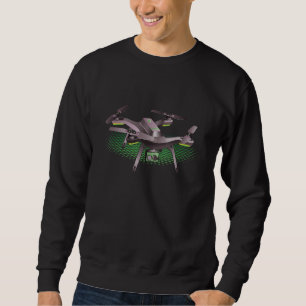 Quadcopter Drone Pilot Multicopter Quadrotor Fpv R Sweatshirt