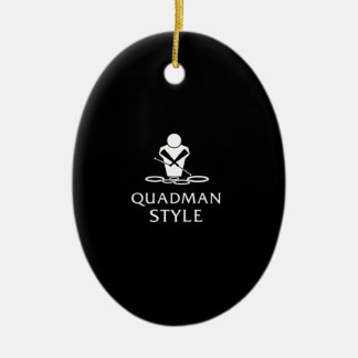 QUADMAN STYLE CERAMIC TREE DECORATION
