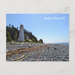 Quadra Island Lighthouse Postcard