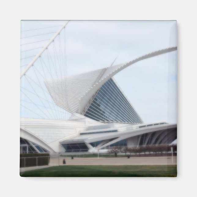 Quadracci Pavilion (The Milwaukee Art Museum) Magnet (Front)