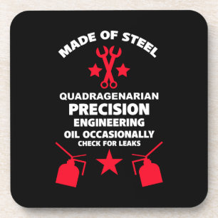 Quadragenarian Birthday Coaster