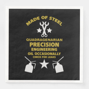 Quadragenarian Birthday Napkin