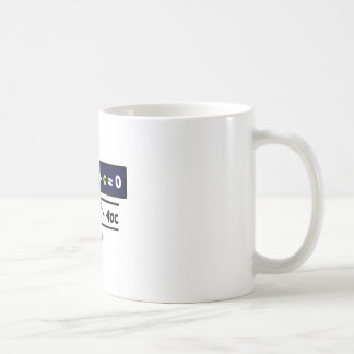 Quadratic equation coffee mug
